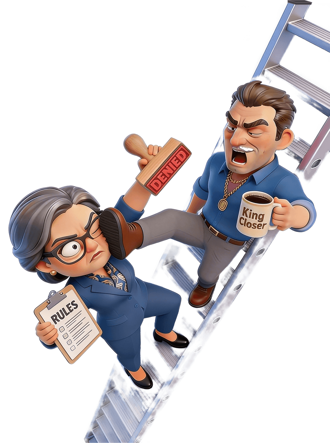 Ladder Fight